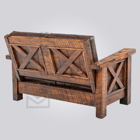 Reclaimed Wood Fence Sofa Bench