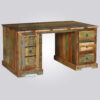 Reclaimed Wood Storage Desk