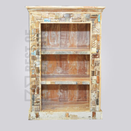 Reclaimed Wood pieces Bookcase Medium