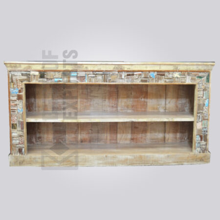 Reclaimed Wood pieces Bookcase Wide