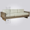 Reclaimed Wood three seater sofa