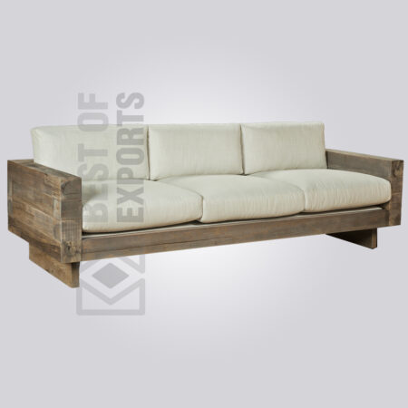 Reclaimed Wood three seater sofa