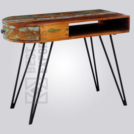 Reclaimed Working Desk Hairpin Leg