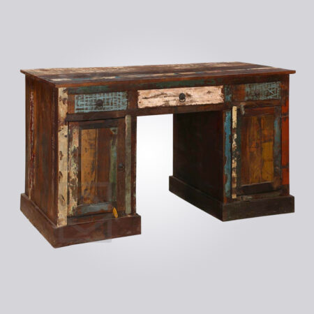 Recycled Wood Drawer Desk