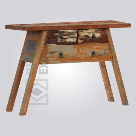 Recycled Wood Half A Console