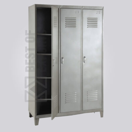 Silver Industrial Wardrobe
