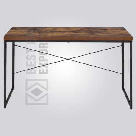 Simple Wood and Metal Desk