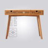 Solid Wood Cane Console Table