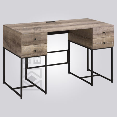 Storage Wood and Metal Desk