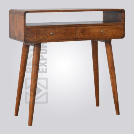 Tall Wooden Console Table