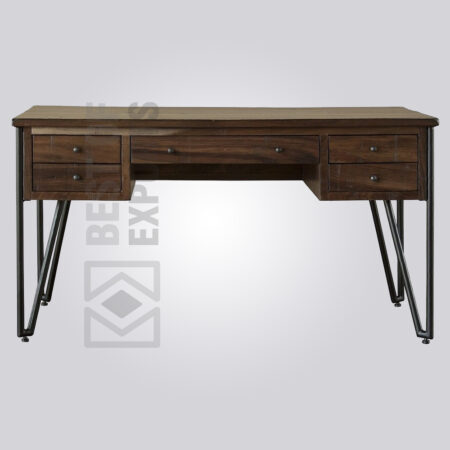 Thick Hairpin Metal Desk
