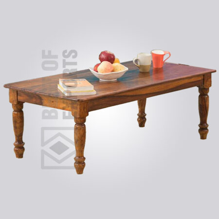 Wooden Carved Legs Coffee Table
