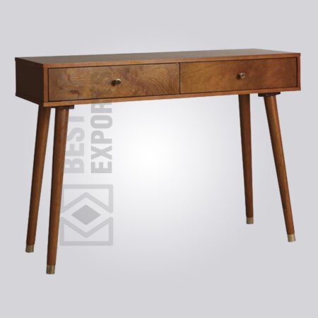 Wooden Console Table 2 Drawer