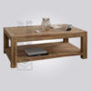 Wooden Shelf Coffee Table