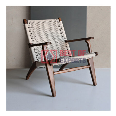Burg Wooden Weaving Arm Chair