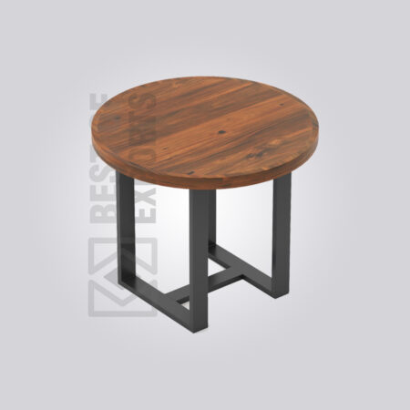 Derry 4 Seater Round Wood Table