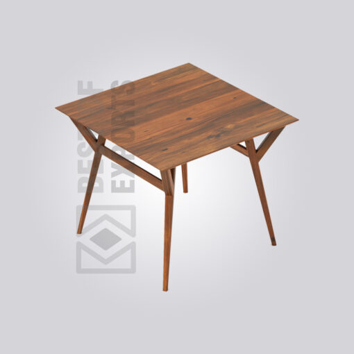 Trent 4 Seater Square Wood Table