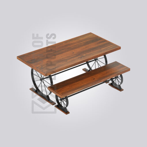 Cardiff Indus 6 Seater Table