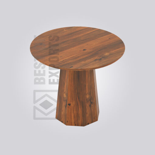 Lava 4 Seater Round Wood Table