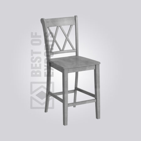 Lithu Wood Bar Chair