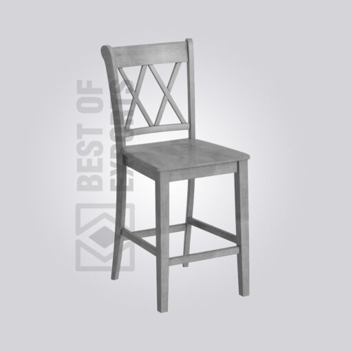 Lithu Wood Bar Chair