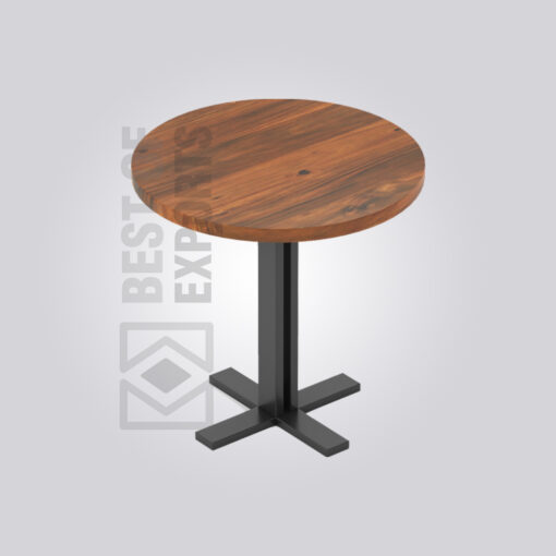 Peter 4 Seater Round Wood Table