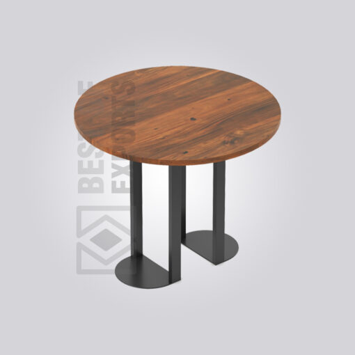 Kazan 4 Seater Round Wood Table