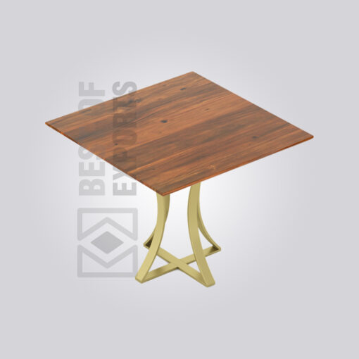Colmar 4 Seater Square Wood Table