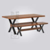 Aries 6 Seater Wood Table