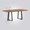 Antony Rectangle Wooden Table – Natural Finish, Acacia Wood for Restaurant Tables