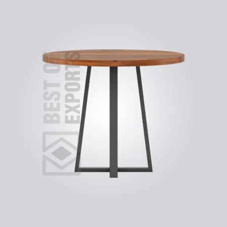 Antony Round Wooden Table (4 Seater)