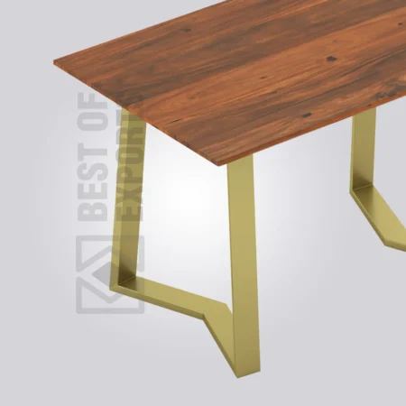 Arbes Rectangle Wooden Table (4 Seater)