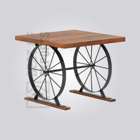 Cardiff Square Wooden Table (4 Seater)