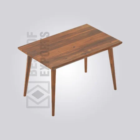 Castor Rectangle Wooden Table (4 Seater)