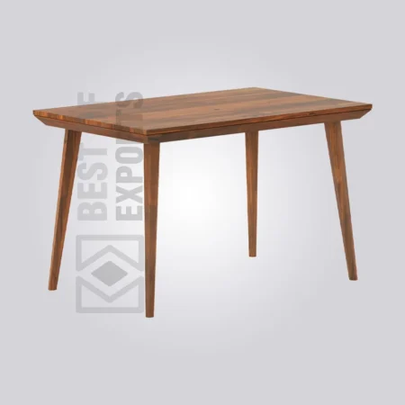 Castor Rectangle Wooden Table (4 Seater)