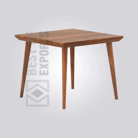 Castor Square Wooden Table (4 Seater)