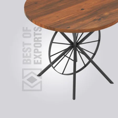 Chester Round Wooden Table (4 Seater)