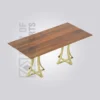 Colmar Rectangle Wooden Table (6 Seater)