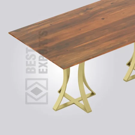 Colmar Rectangle Wooden Table (6 Seater)