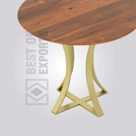 Colmar Round Wooden Table (4 Seater)