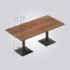 Drancy Rectangle Wooden Table (6 Seater)