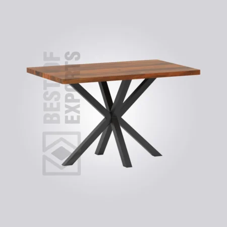 Ely Rectangle Wooden Table (4 Seater)
