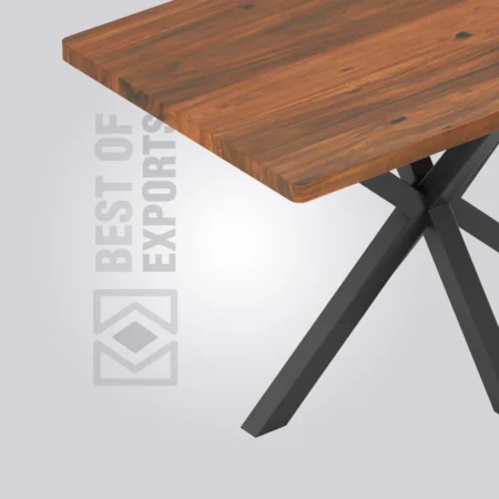 Ely Rectangle Wooden Table (4 Seater)
