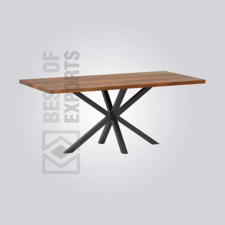 Ely Rectangle Wooden Table (6 Seater)