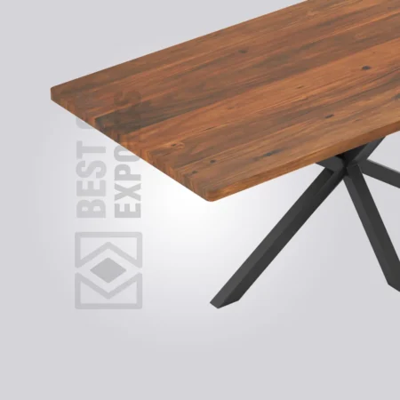 Ely Rectangle Wooden Table (6 Seater)