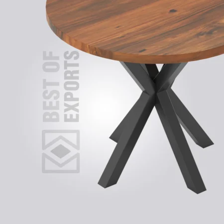 Ely Round Wooden Table (4 Seater)