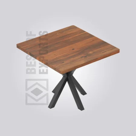 Ely Square Wooden Table (4 Seater)