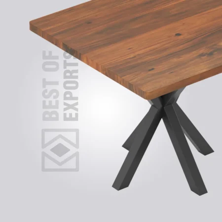 Ely Square Wooden Table (4 Seater)