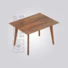 Istres Rectangle Wooden Table (4 Seater)
