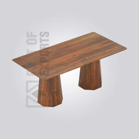 Lava Rectangle Wooden Table (6 Seater)
